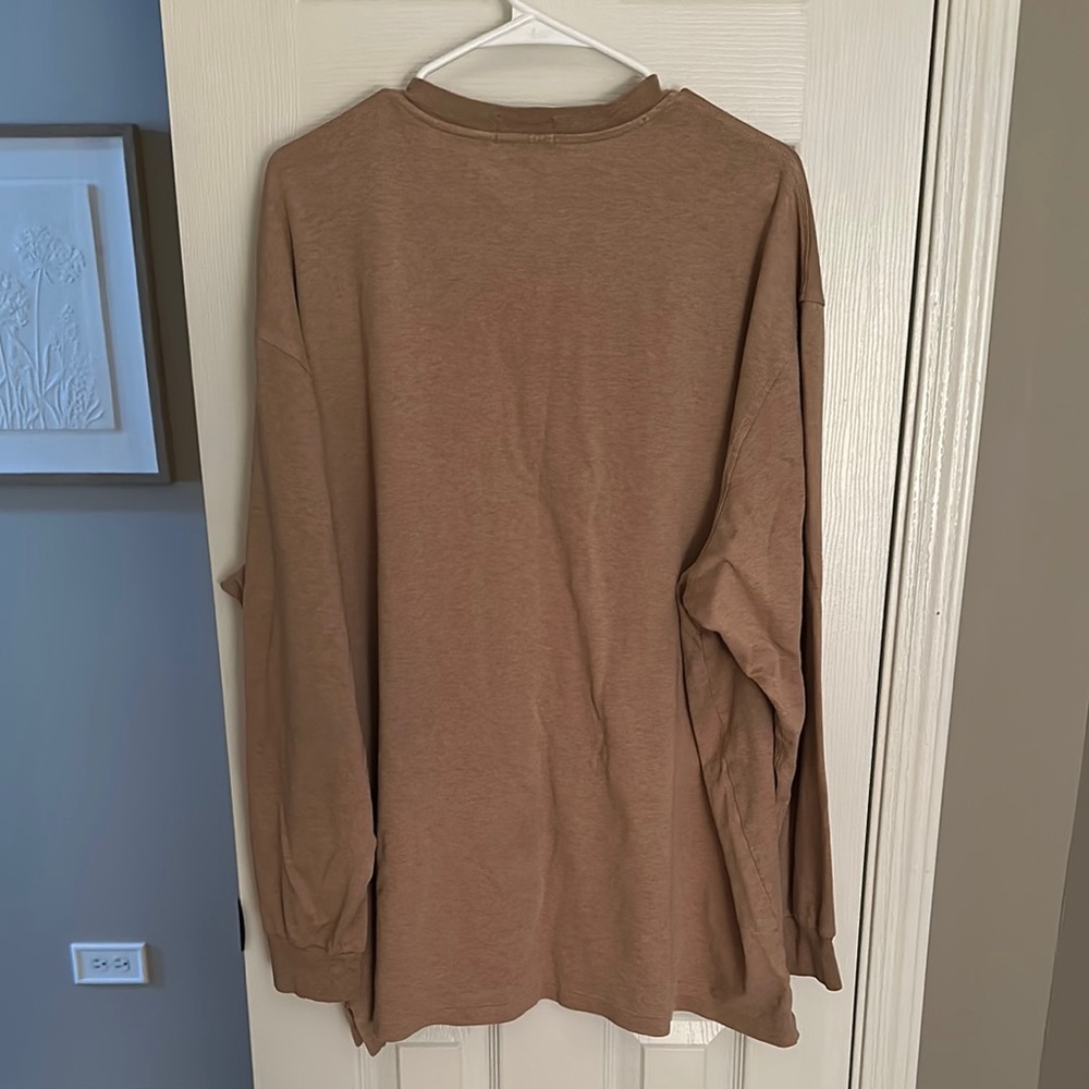 Polo by Ralph Lauren men’s big & tall Brown Long Sleeve Tee - Picture 5 of 5